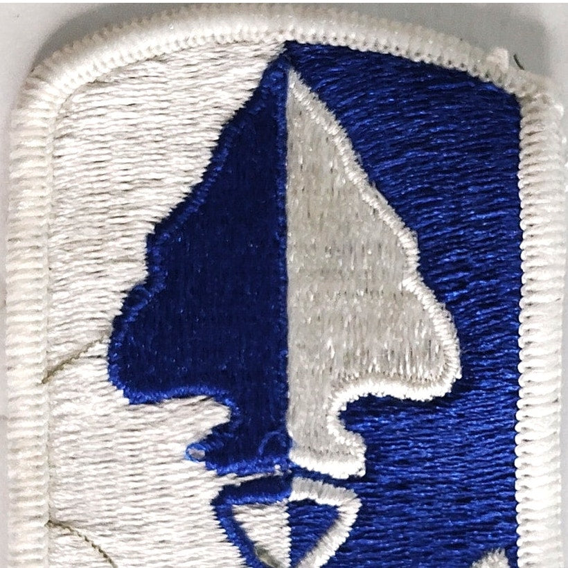 US Army 187th Infantry Brigade Novelty Patch 2" × 3" Sew‑On, Embroidered