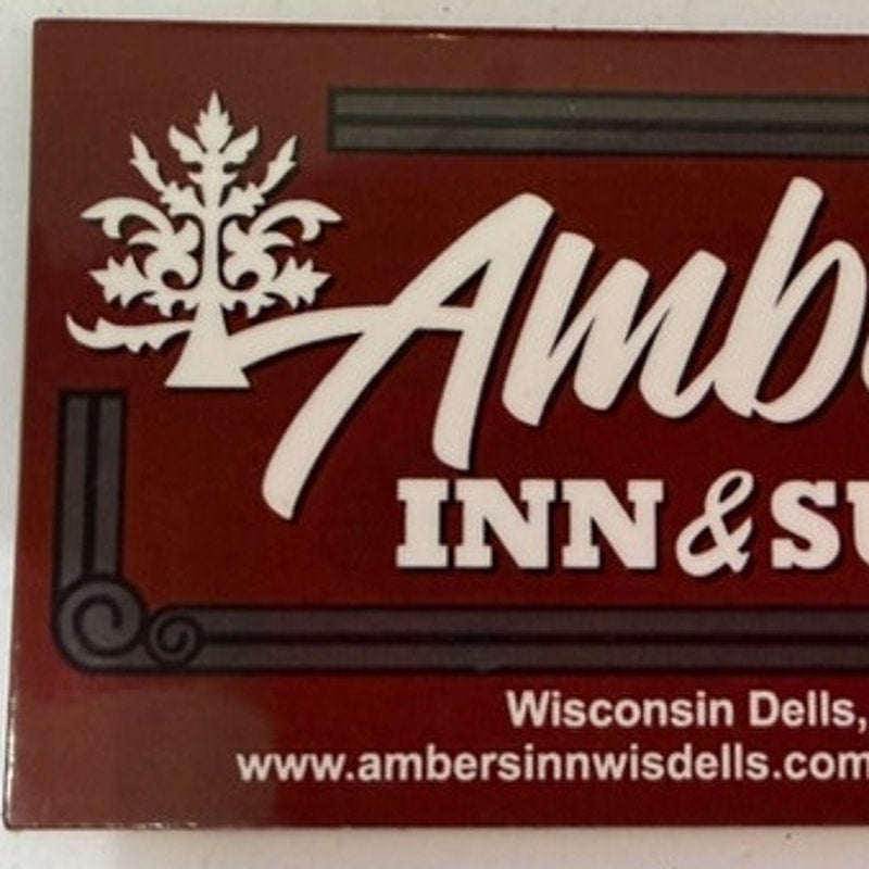 Amber’s Inn & Suites Wisconsin Dells Flexible Magnet 3‑1/2" × 2"