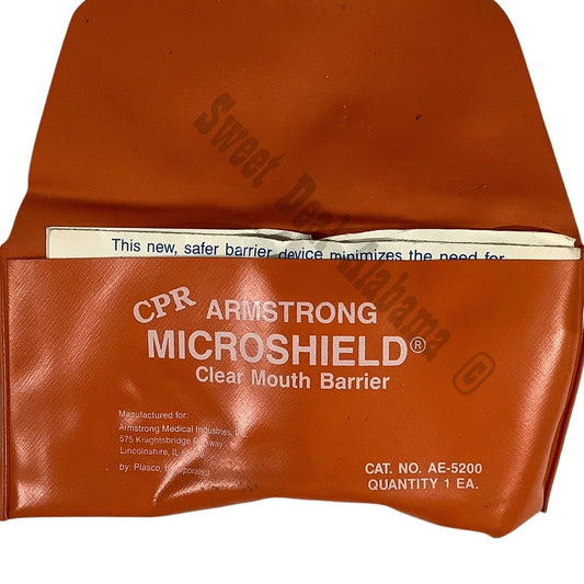 VTG Military Issue CPR Microshield Clear Mouth-To-Mouth Resuscitation Barrier