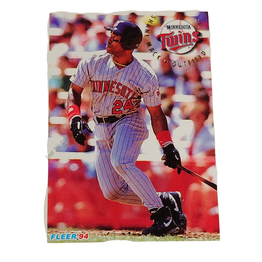 Shane Mack, Minnesota Twins, #212,  1994 Fleer Baseball Collector's Card
