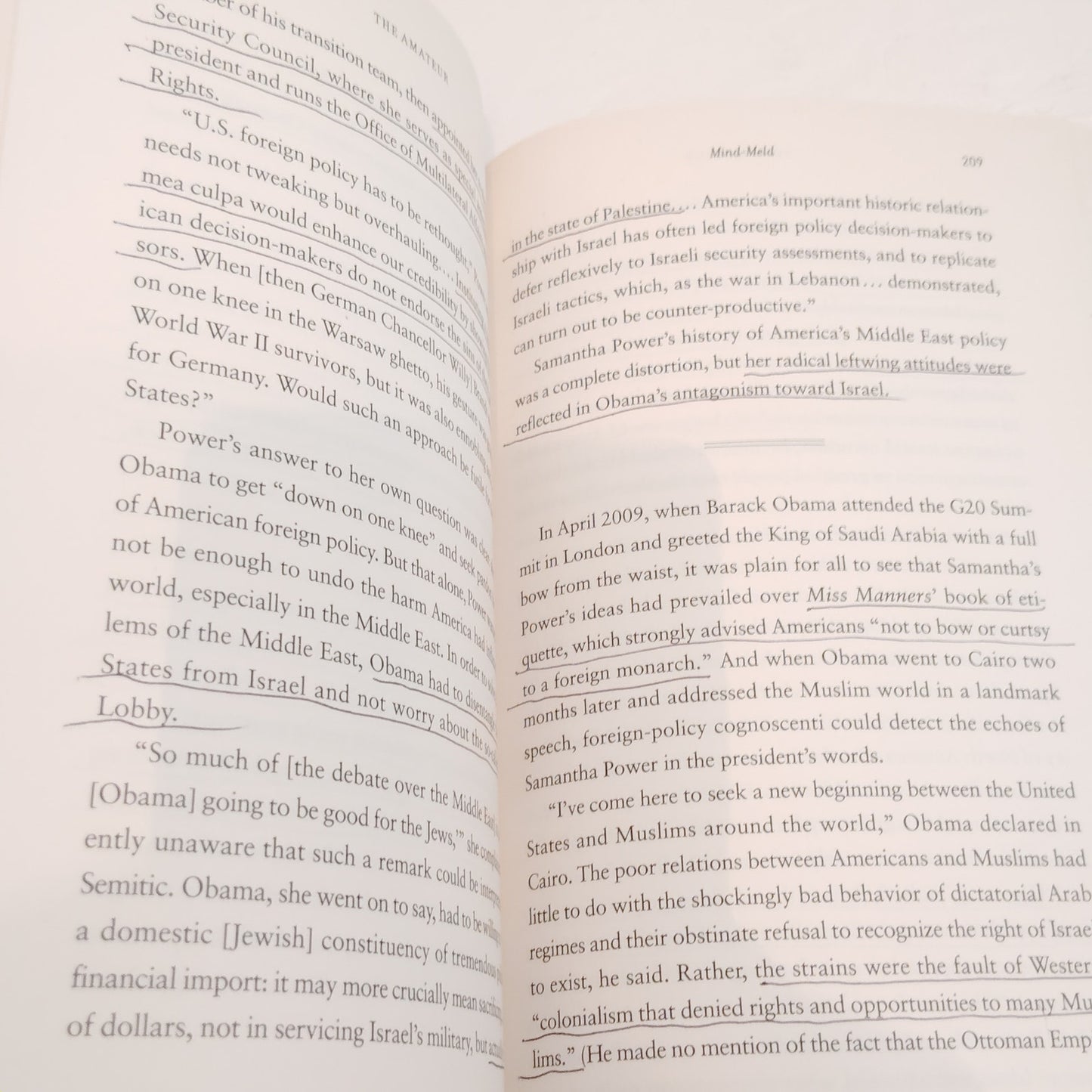 The Amateur, Barak Obama in WH, Hardcover 2012, Good Condition with Dust Jacket
