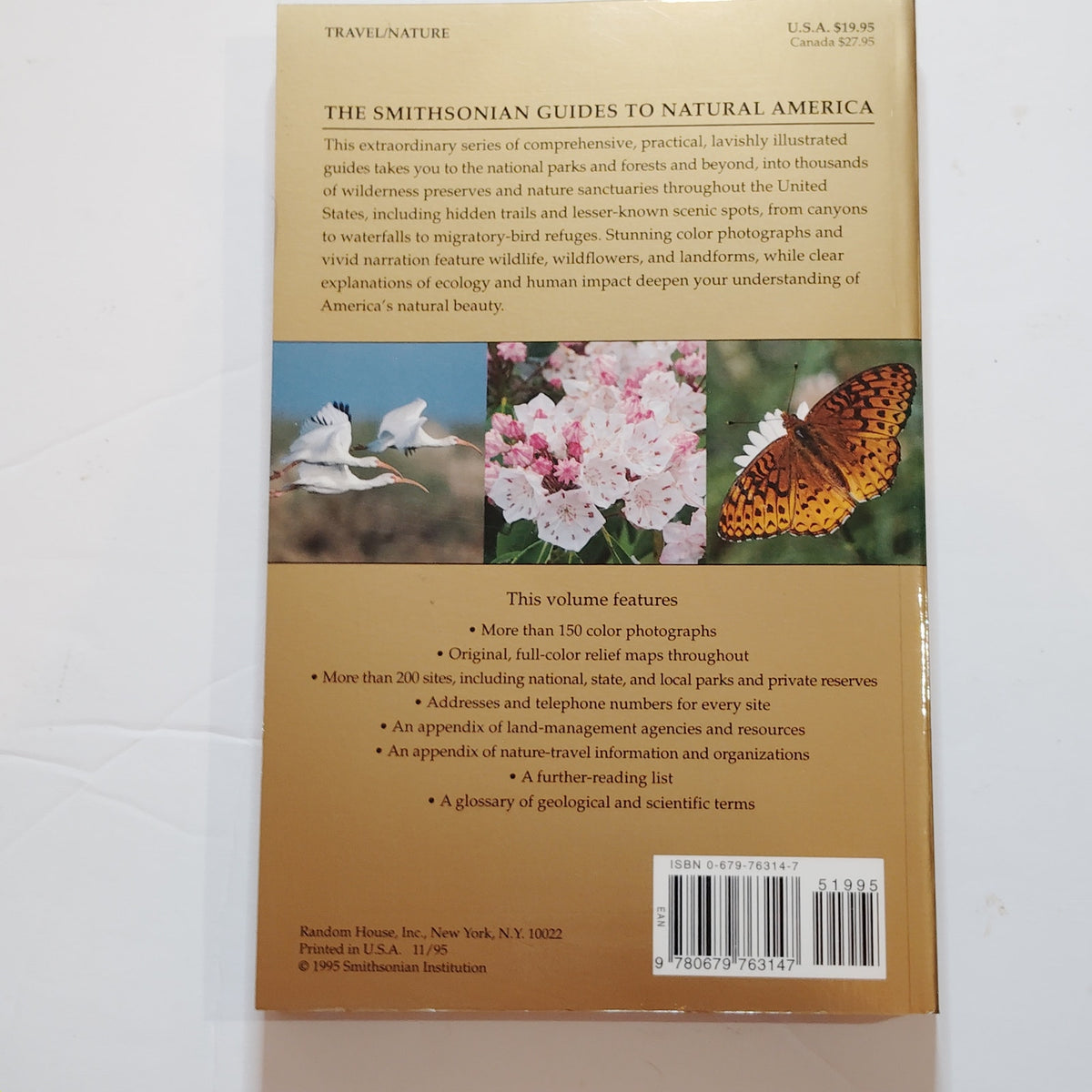 Smithsonian Guides Natural America Atlantic Coast & Blue Ridge - LN 1995
