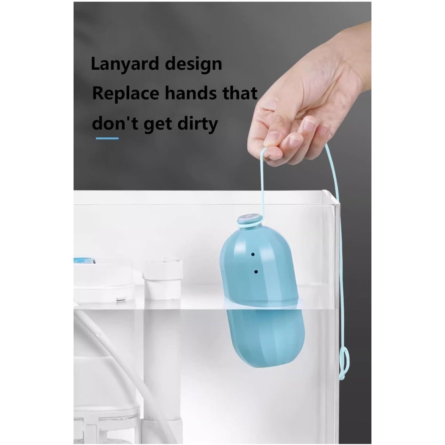 DDOXOO Automatic Toilet Cleaning Magic Box Decontamination Air Purifier (2 Pack)