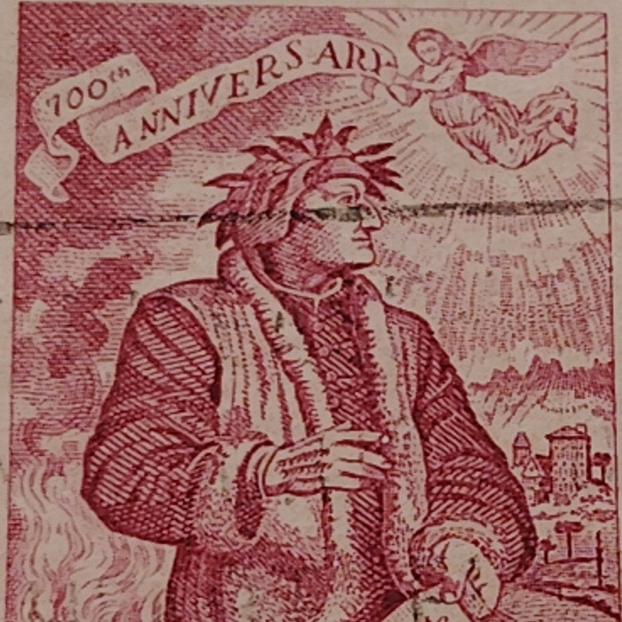 1965 Scott #1270 – 5¢ Dante Alighieri / 700th Anniversary – Canceled