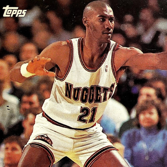Tom Hammonds, Denver Nuggets, 1993 Topps Collector's Card 234, EXC