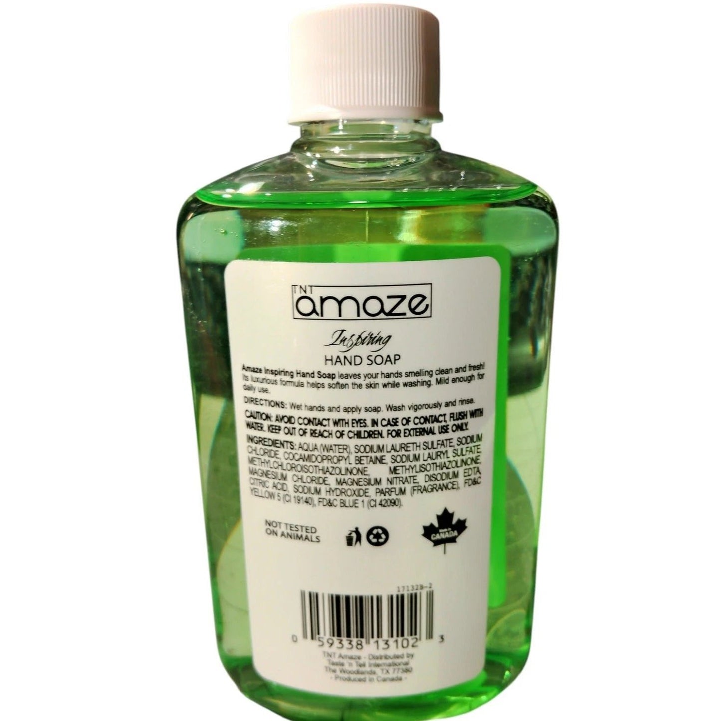4× TNT Amaze Inspiring Hand Soap – 8 fl oz Each, Moisturizing Daily Cleanser, Made in Canada