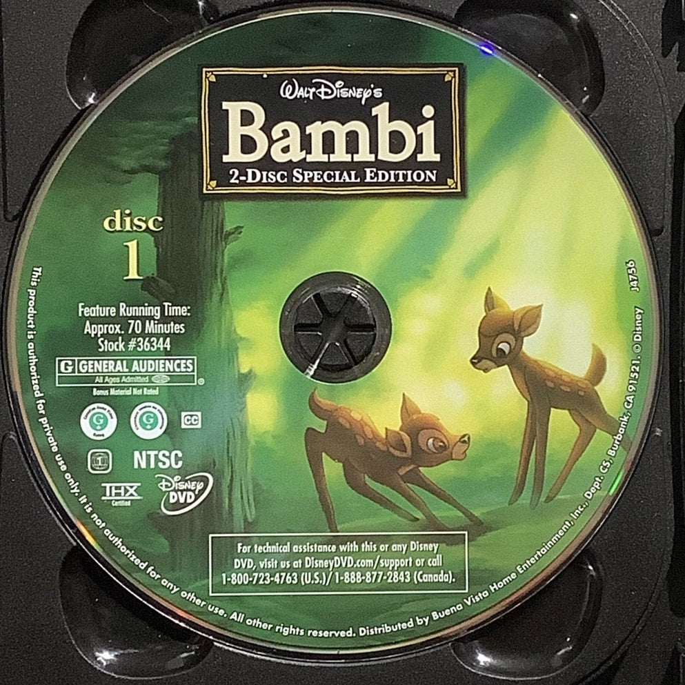 Walt Disney's Bambi (Two-Disc Platinum Edition) [2005 DVD] Kids Animation Comedy