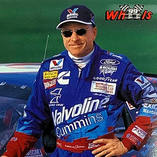 Mark Martin, Sponsor: Valvoline, Card 22, 1999 Wheels NASCAR Winston Cup, NM+