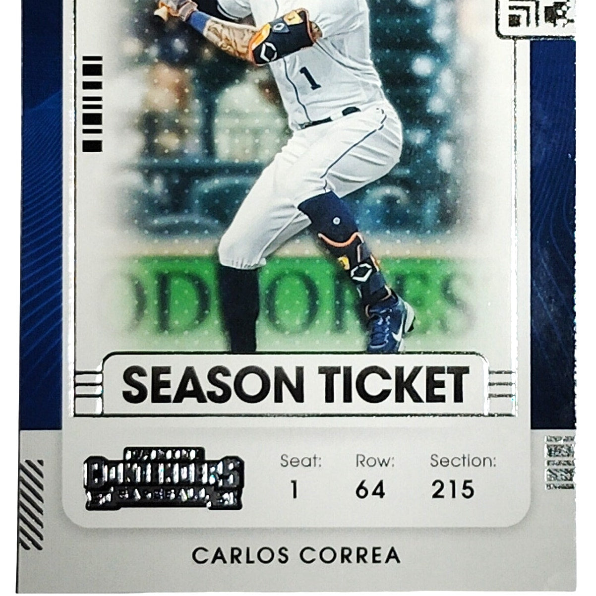 2021 Panini Contenders Carlos Correa, SS, VG/EX, Card #71, Houston Astros