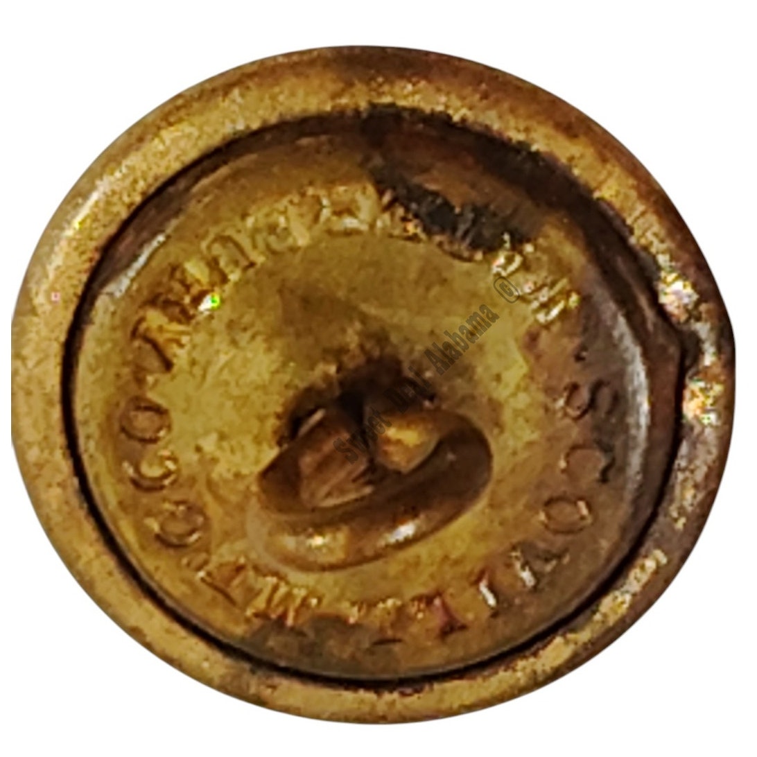 6 Eagle Great Seal Buttons, 27 Ligne (5/8"D), WWI and/or WWII Scovill Waterbury