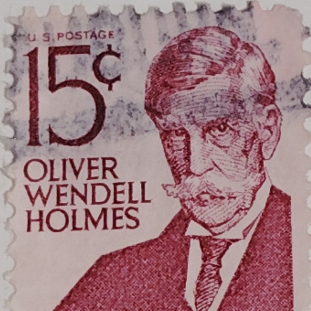 1968 15¢ Oliver Wendell Holmes Stamp – Prominent Americans Series – Scott #1288
