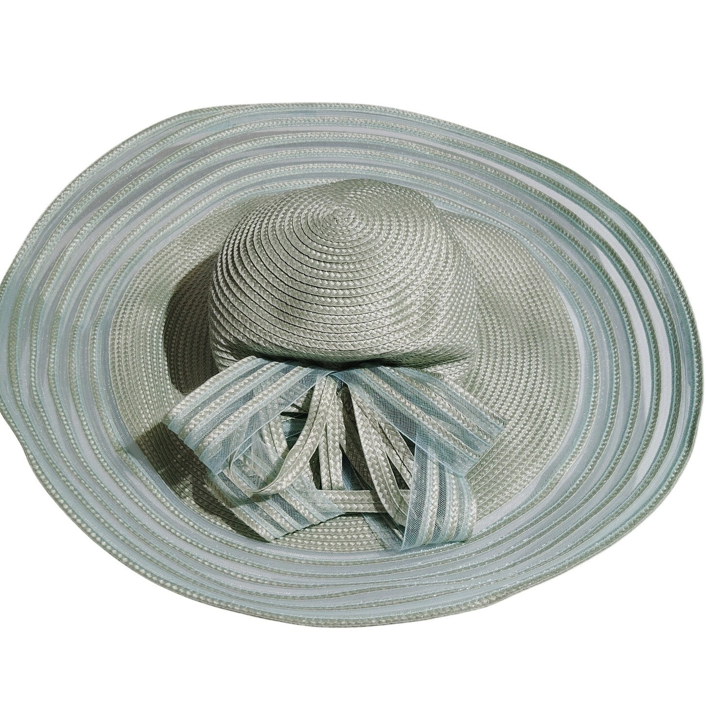 Bellissima Women’s Mint Derby Dress Hat, OS, Polypropylene, Needs Reshaping, NWT