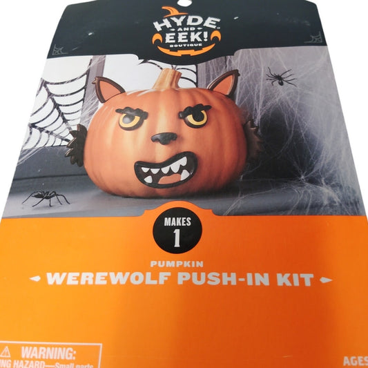 Werewolf Face Pumpkin Push-in Halloween Decorating Kit – Hyde & EEK! Boutique
