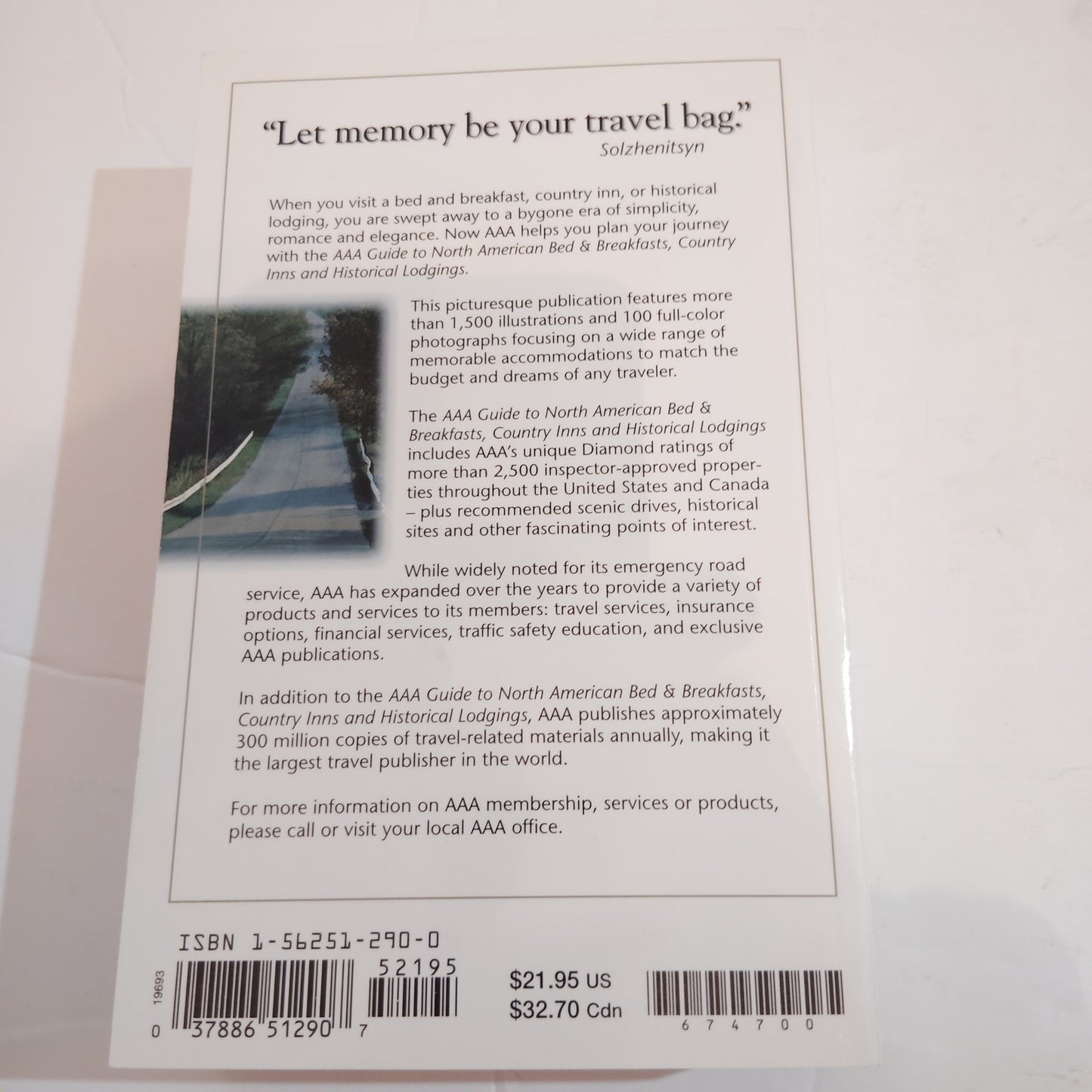 AAA 1999 North American B&B Country Inns & Historical Lodgings Guidebook