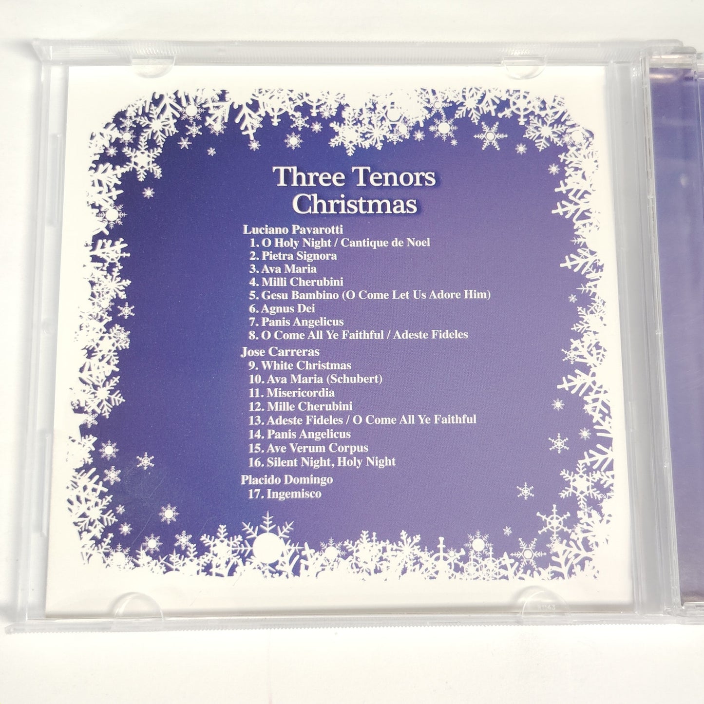 Three Tenors Christmas CD 2008 Music of Your Life Domingo Carreras Pavarotti