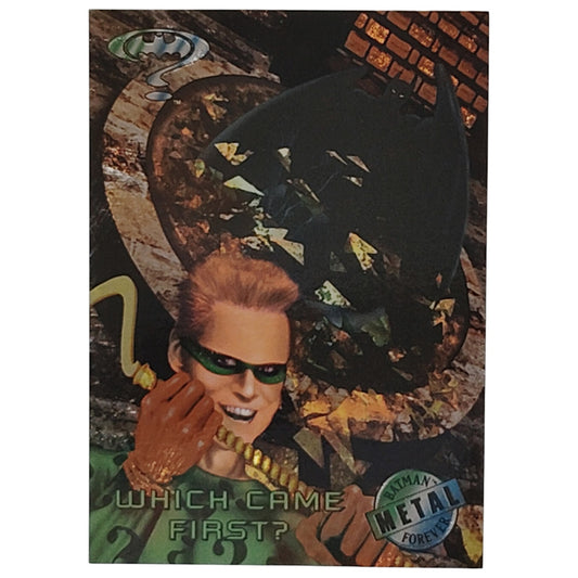 Sentinel 1995 The Riddler Metal Batman Forever Collector’s Card #44 – DC Comics