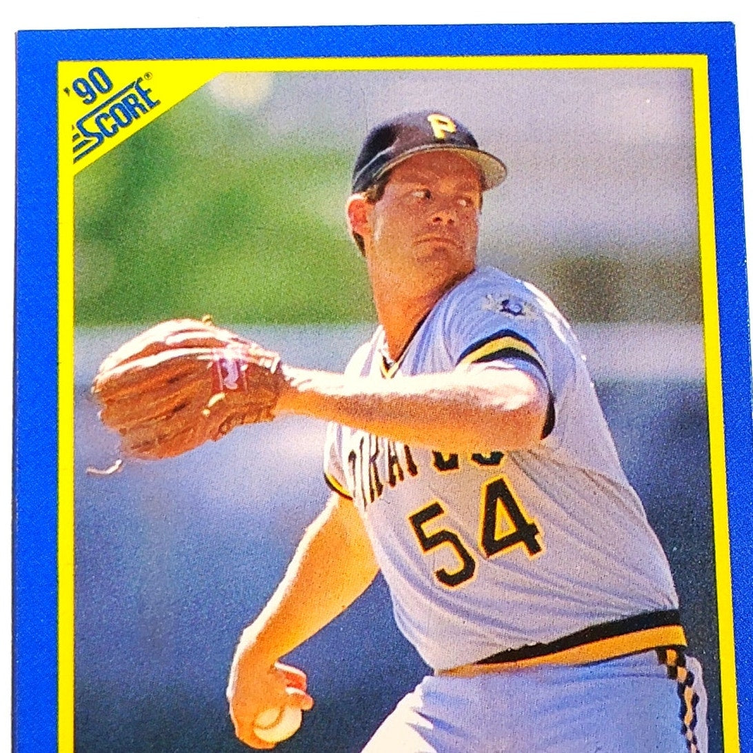 1990 Score Brian Fisher #547 Pittsburgh Pirates Pitcher MLB Baseball EX