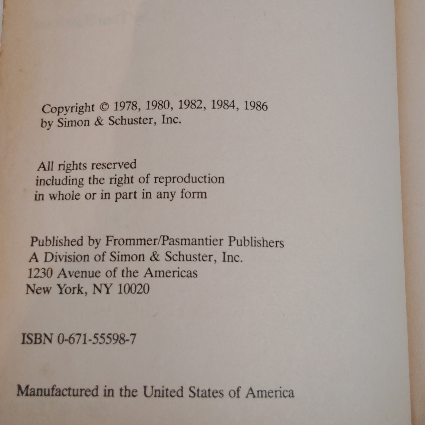 Dollarwise Guide to New England 1986 Paperback Excellent Cond Travel Budget Tips