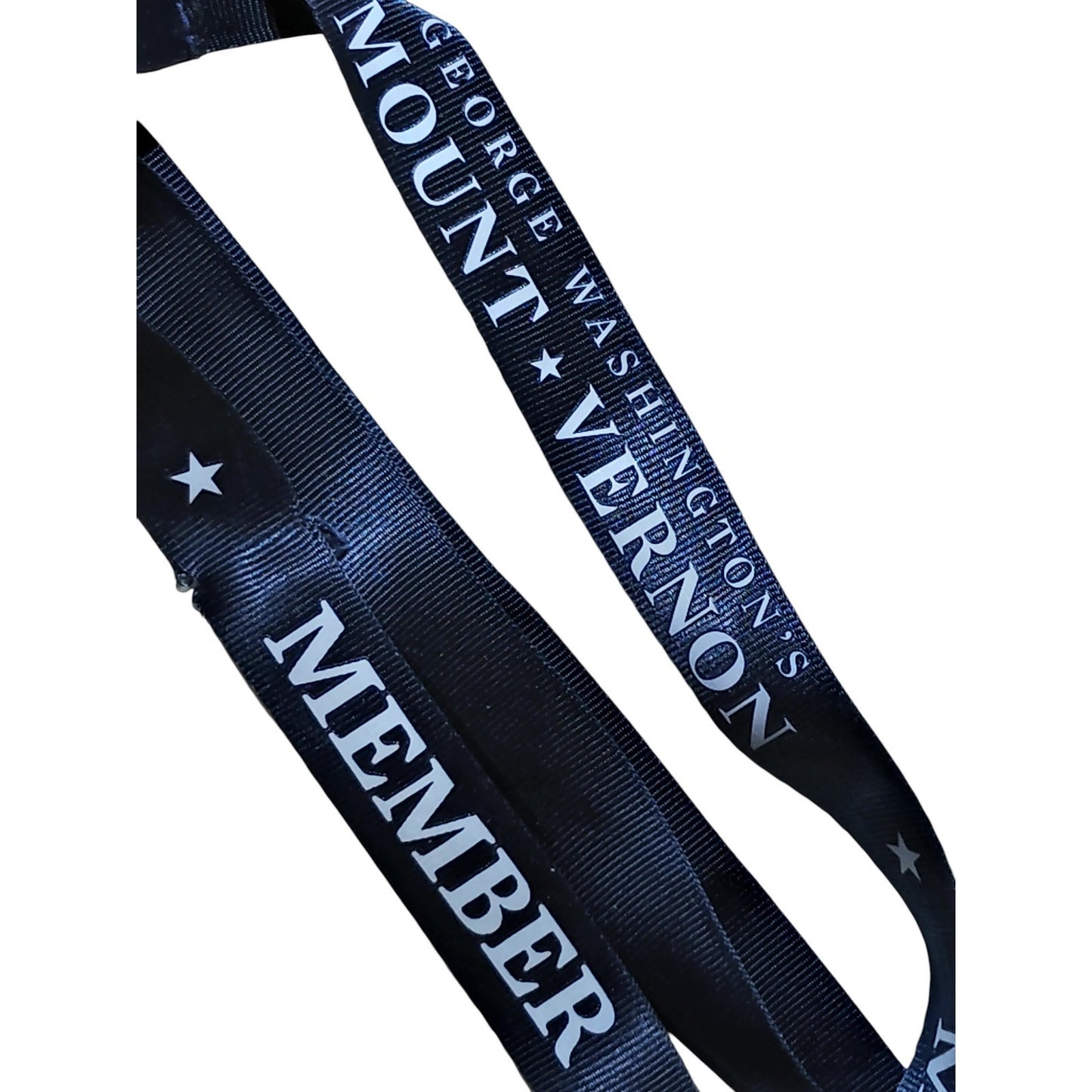 George Washington Historic Estate Member’s Lanyard 17" w/ Badge Keyring Clip