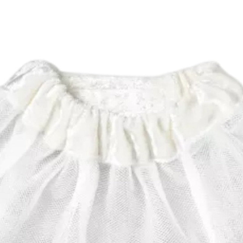 Wedding Collection Dog/Cat Tutu White S/M (Up to 40 lbs / 16–23" Chest)