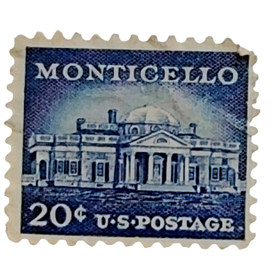 MNH – 1956 USA 20¢ Monticello Scott 1051 – Liberty Series
