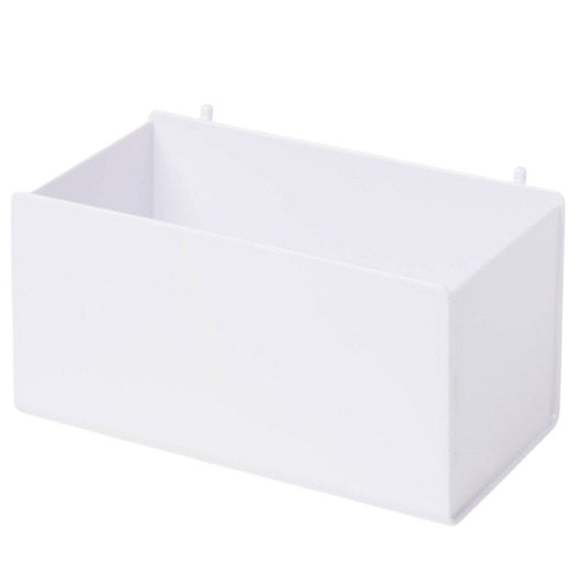 Brightroom Pegboard Wide Cup Accessory – White – Organizer Bin