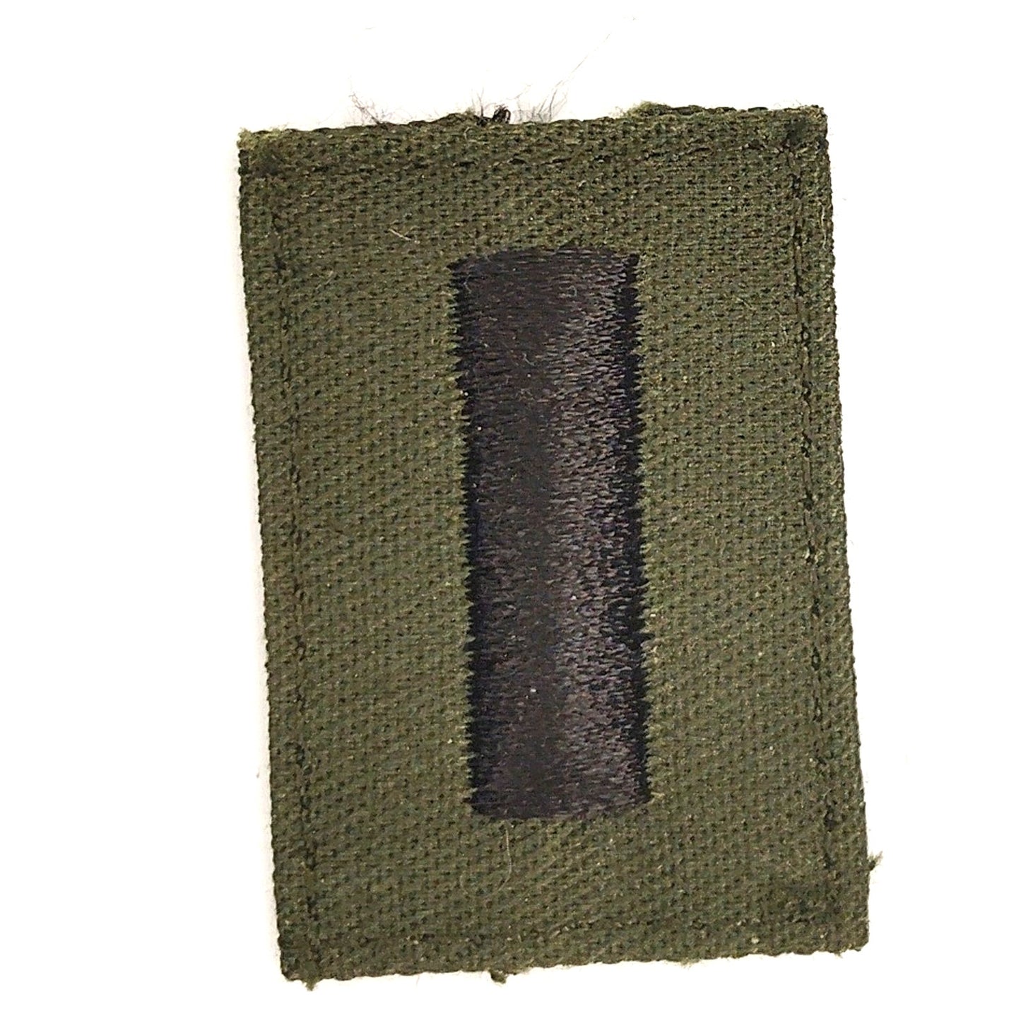 USAF First Lieutenant 1LT O‑2 Rank Patch Subdued ODG 1‑5/8" × 1‑1/8" TE Vintage