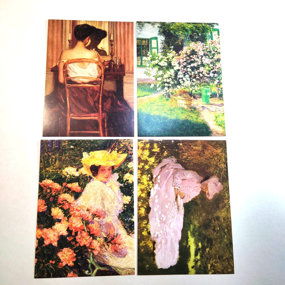 BIG4GROUP Victorian Impressionist Wall Art Print Set - Gallery Wall Decor