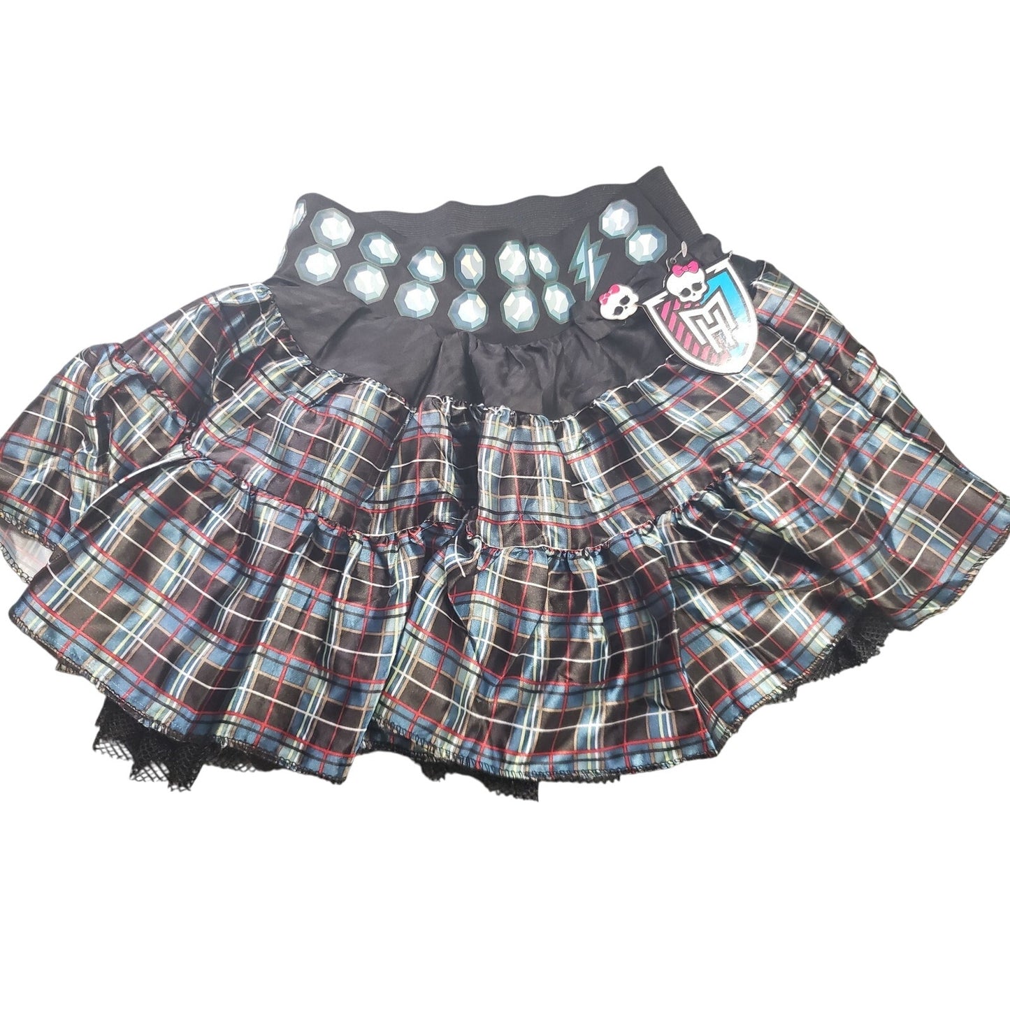 Blue and Black Monster High Pettiskirt Reversible Child 6+ Costume (6-10 Yrs)