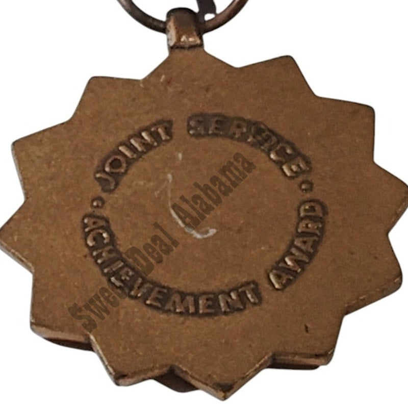 Joint Services Achievement Medal Pinback, 1-3/8"D x 3"H Overall