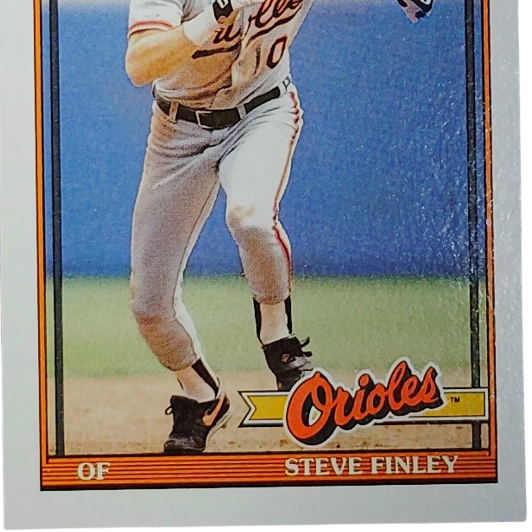 1991 Topps Steve Finley #212 Orioles OF Gold Glove Speedster Baltimore VG/EX
