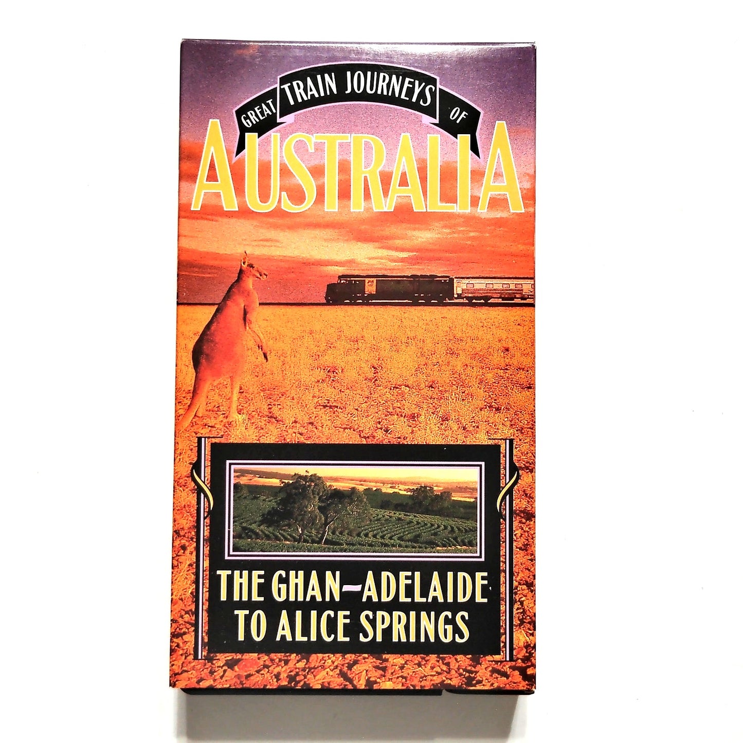 Great Train Journeys of Australia 5‑Tape VHS Boxed Set 1997 Travel Documentary