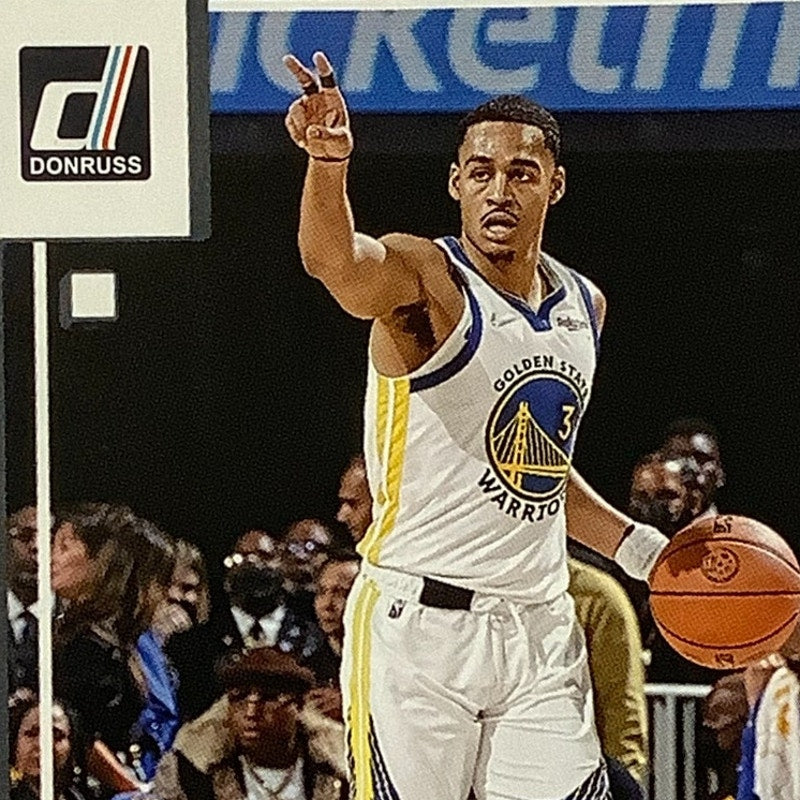 Jordan Poole - Golden State Warriors - Card #120, 2022-23 NBA Panini-Donruss