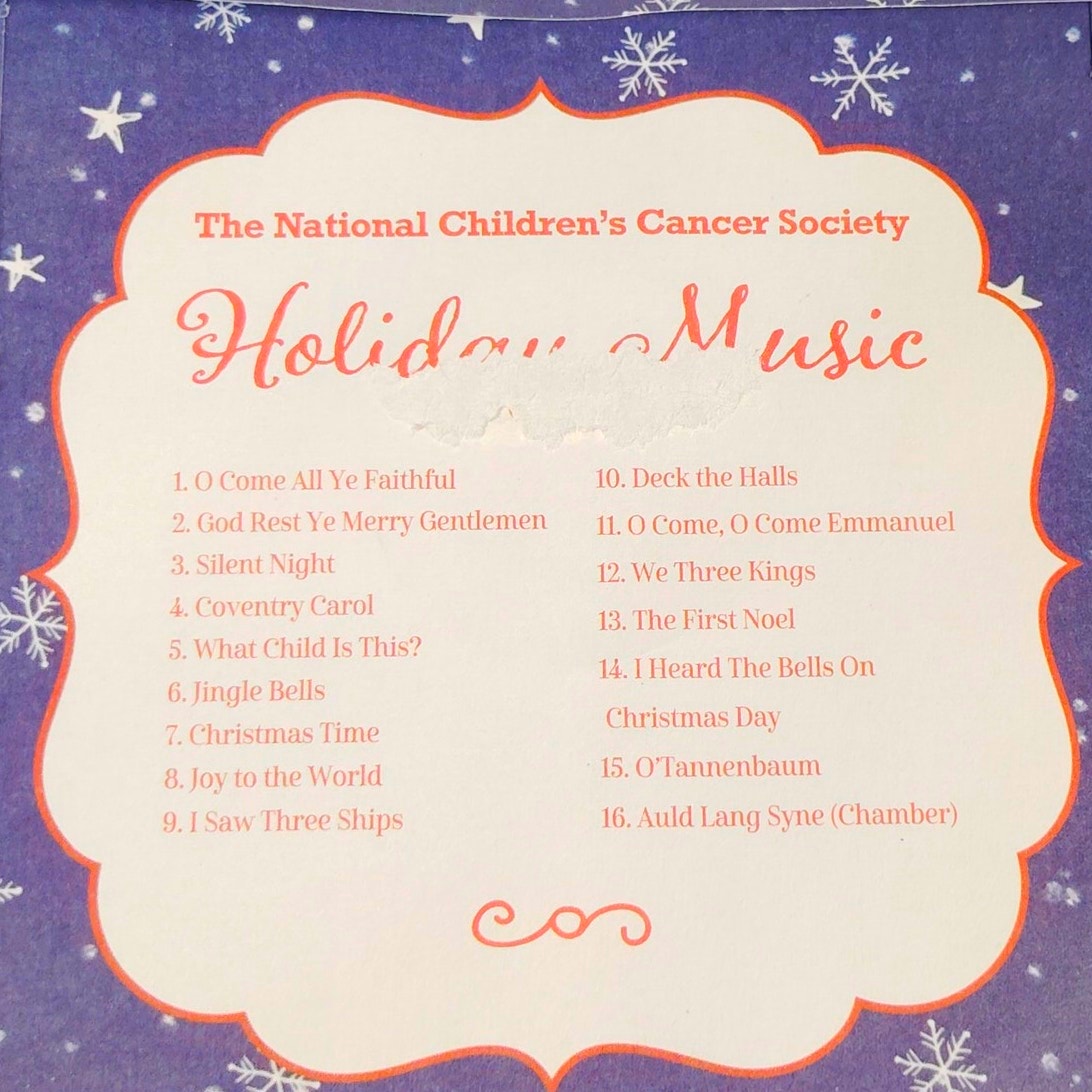 VTG NCCS “Holiday Music” CD 16‑Track Promo Snowflake Sleeve Charity Compilation