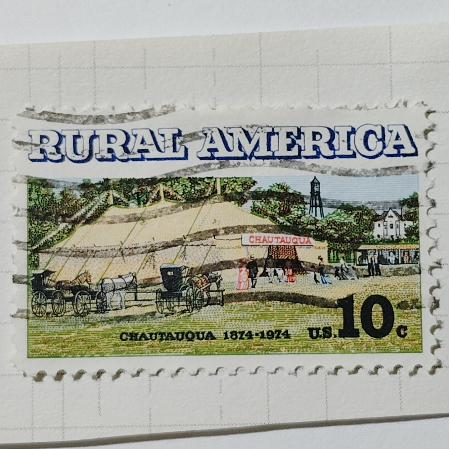 1974 10¢ Chautauqua Centennial – Rural America Series – Used