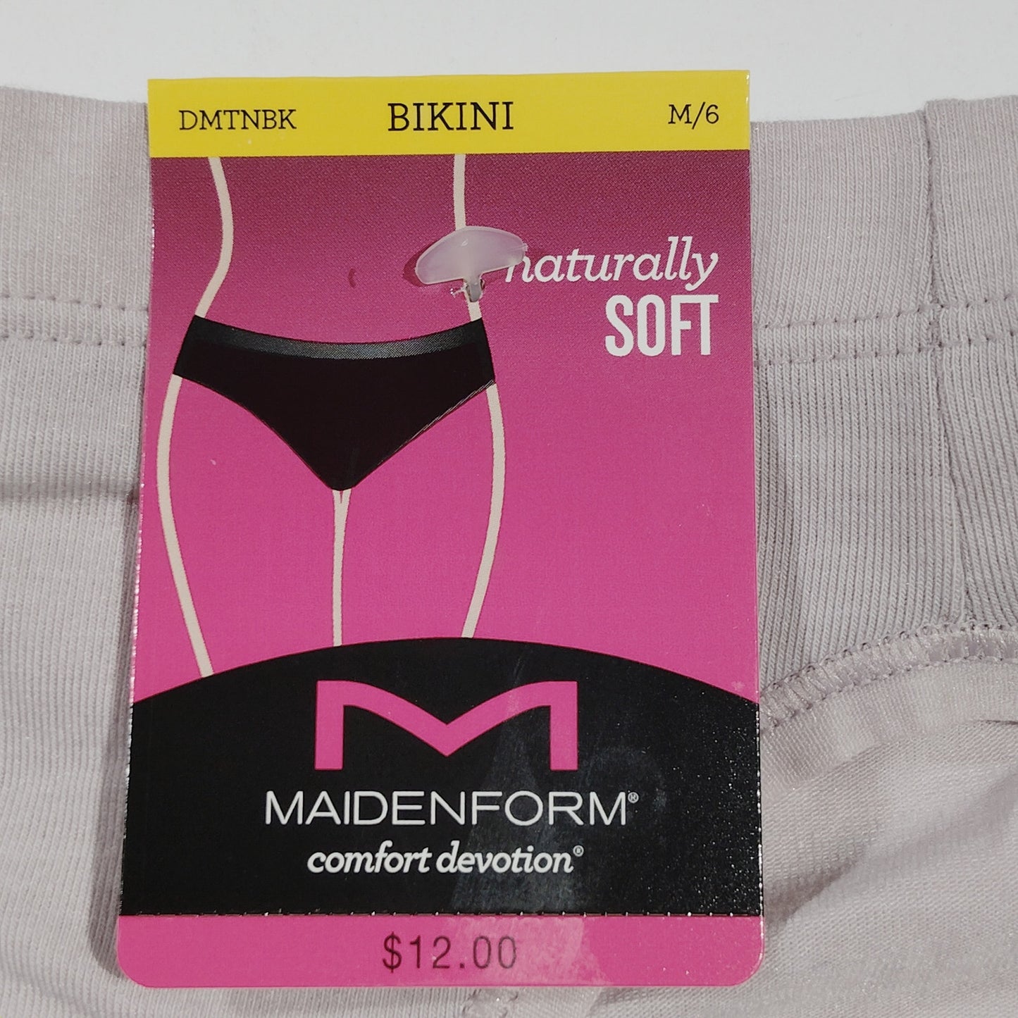 Maidenform Barely There Naturally Soft Bikini Panty – Tencel Lyocell – Size 6/M