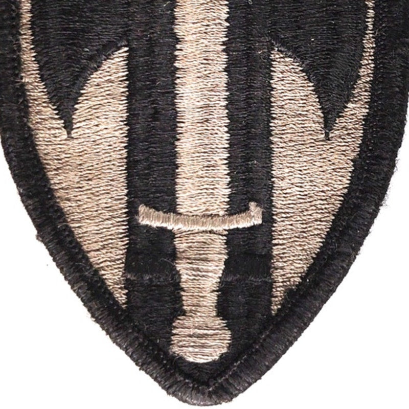 US Army 18th MP Brigade Novelty Patch ACU Subdued 3" × 2" Hook Back, Embroidered