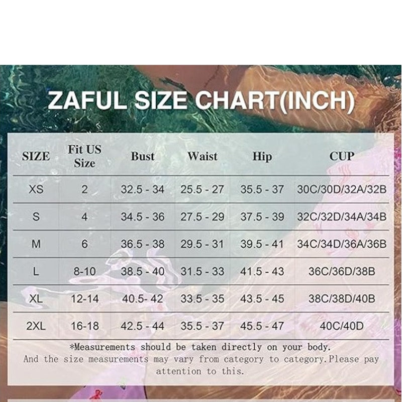 ZAFUL Women’s One‑Shoulder Bikini Top – Black – Medium (6) – NWT