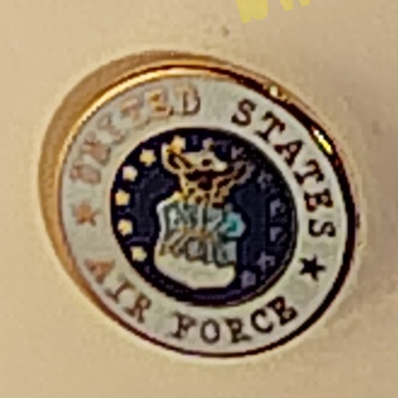 Air Force Cufflinks, USAF Seal, 3/4"D, Officially Authorized & Licensed Product