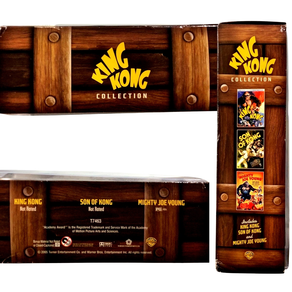 King Kong Gift Box (Tin), 3 Movies with Many Extra Memorabilia Items, 2005, NIB