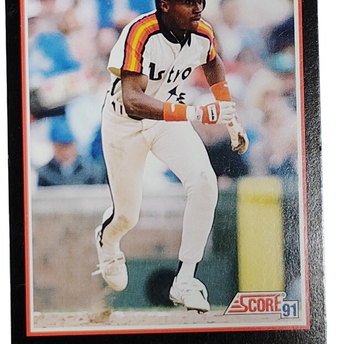 1991 Score Eric Yelding Card #329 Houston Astros SS VG/EX