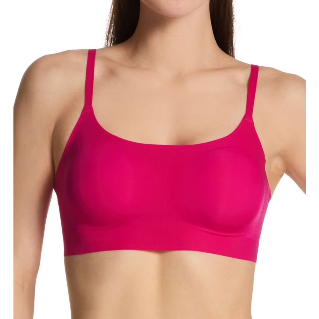 Maidenform DM7676 Modern Comfort SmoothTec Wireless Pullover Bra – Fuchsia – L