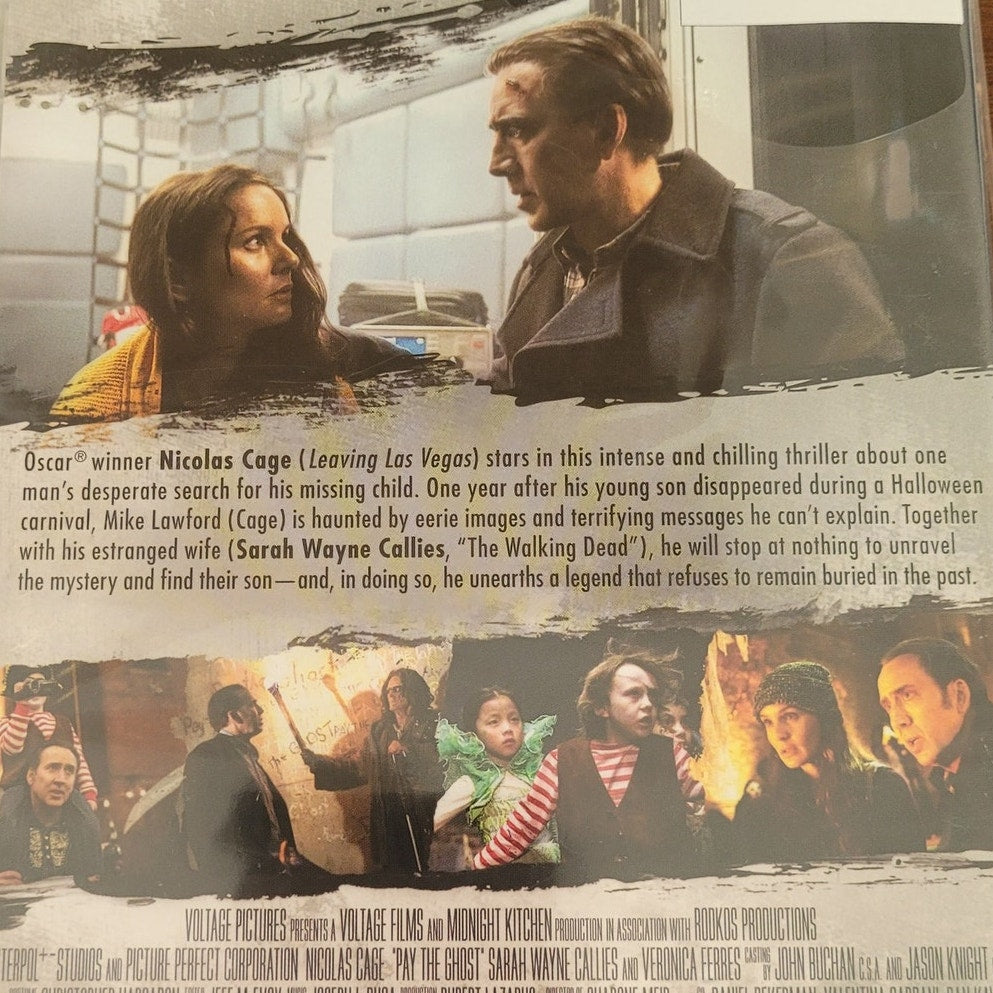 Pay the Ghost (DVD, 2015) Horror Thriller Starring Nicolas Cage