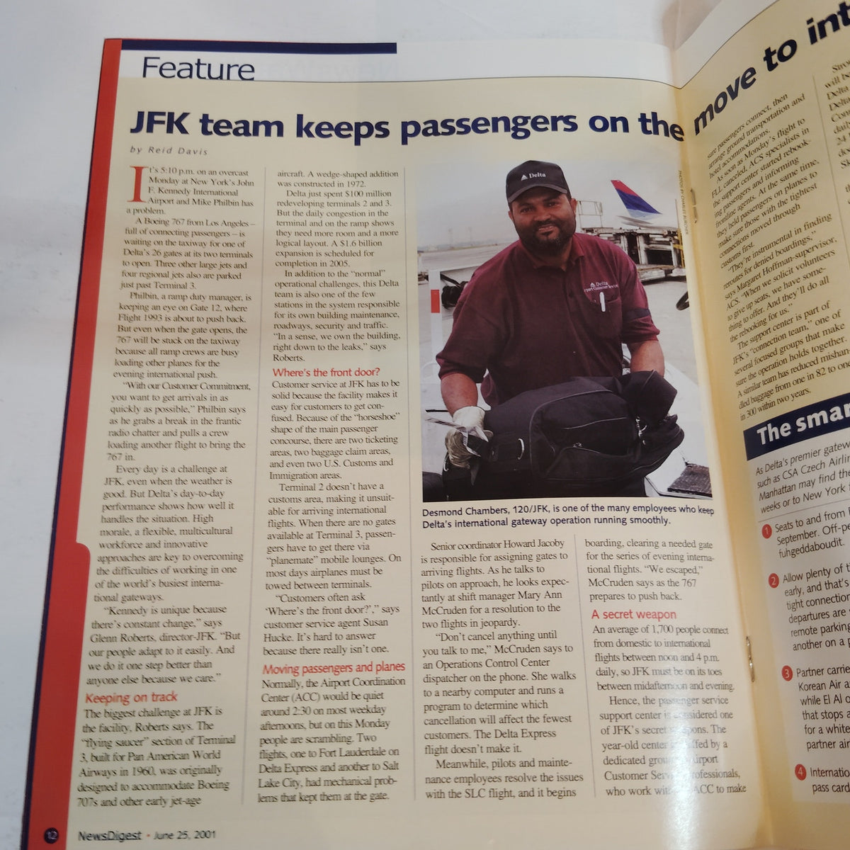Delta News Digest - June 2001 ALPA Pilot Airline Magazine - "Signed, Sealed"