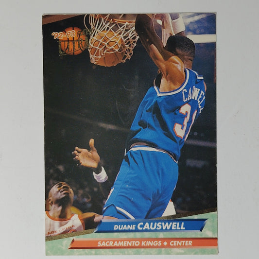 1992–93 Fleer Ultra Duane Causwell #157 – Sacramento Kings – Center – NBA Card