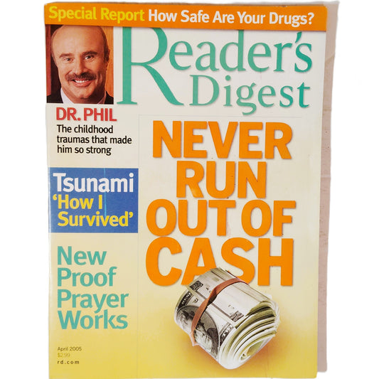 Reader's Digest April 2005 Magazine - Dr. Phil, Dolly Parton & Reba McEntire