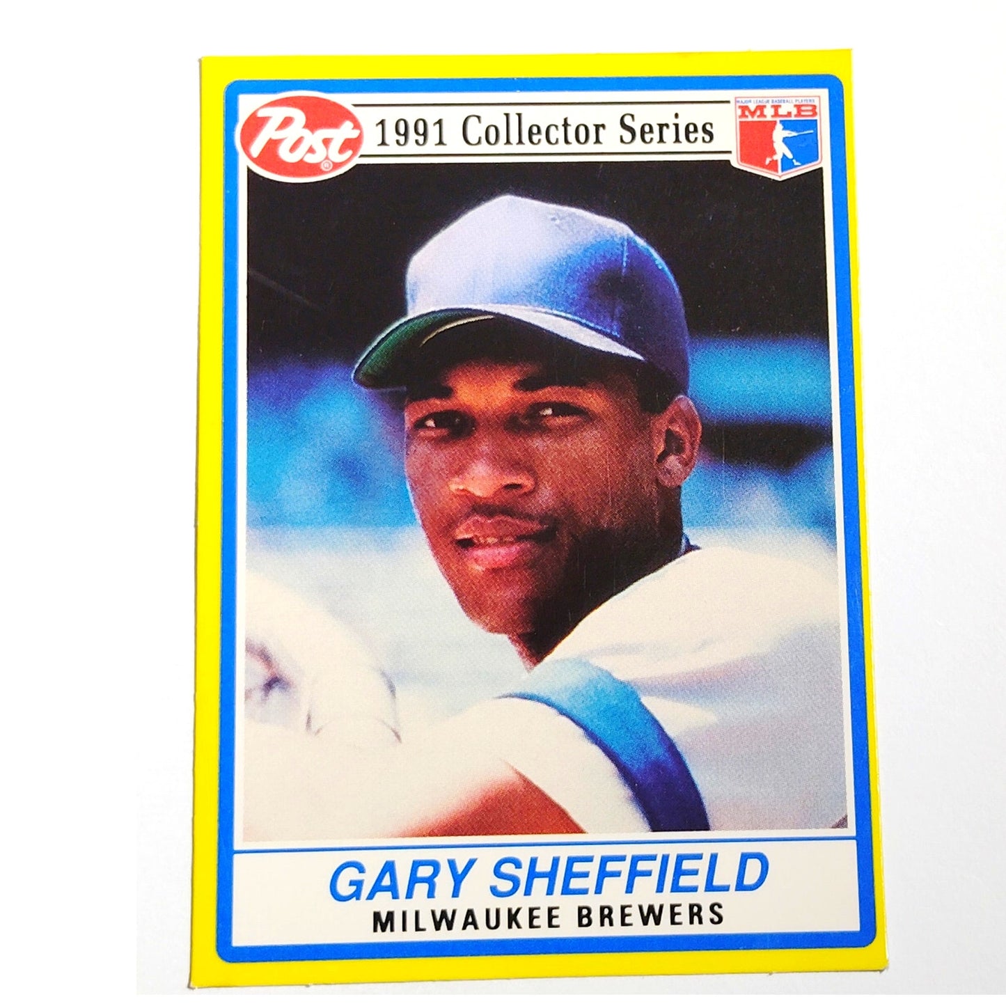 1991 Post Collector Series Gary Sheffield #15 Milwaukee Brewers 3B Baseball NM