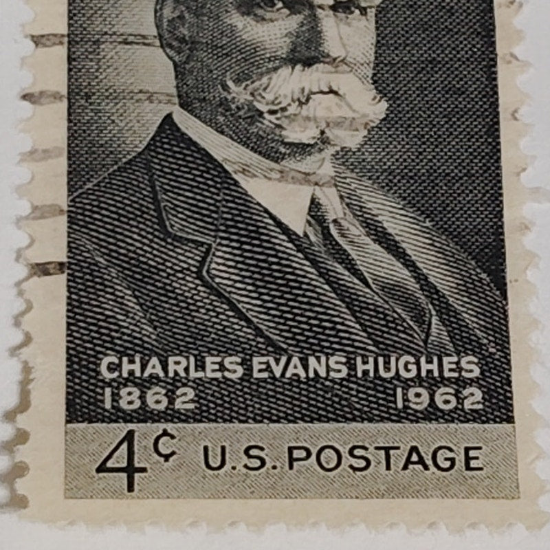 1962 Scott #1195 – 4¢ Charles Evans Hughes Centennial / Statesman & Jurist