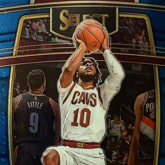 Darius Garland, Cleveland Cavaliers, Card #13, 2021-22 NBA Panini Select