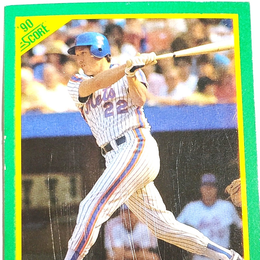 1990 Score Kevin McReynolds Card No. 5 New York Mets LF VG/EX